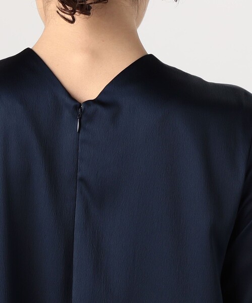 FLICKA(フリッカ)の「【別注】FLICKA for TOMORROWLAND Ruffle ドレス(ドレス・レディース・ネイビー・1)」の6枚目の写真