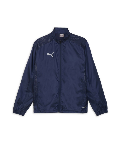PUMA(プーマ)の「PUMA プーマ メンズ サッカー チームファイナル ウラトリコット ウーブンジ(ブルゾン・メンズ・ネイビー/ブラック・MEDIUM/SMALL/X-LARGE/LARGE)」の4枚目の写真