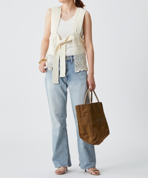 enrica エンリカ 2WAY レース ニットベスト enrica エンリカ 2WAY レース ニットベスト