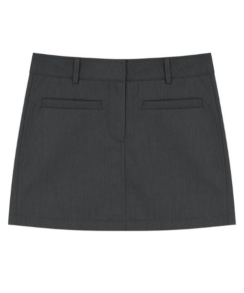 KsG(ケーエスジー)の「インパン付きAラインタイトスカート(スカート・レディース・ブラック/グレー・SMALL/MEDIUM/LARGE)」の2枚目の写真
