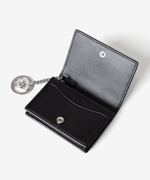 セール】GANNI Bou Flap Card Holder Strass ガニー ボウ
