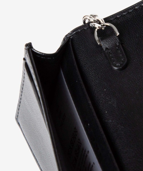 セール】GANNI Bou Flap Card Holder Strass ガニー ボウ