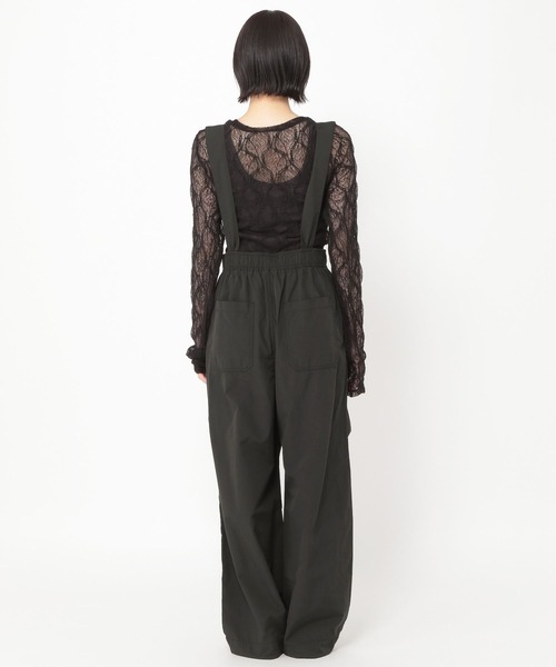 studio CLIP（スタディオクリップ）の「【daily CLIP】リップパラシュートパンツ（カーゴパンツ・レディース・ブラック/カーキ・FREE）」の17枚目の写真