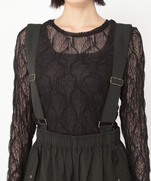 studio CLIP（スタディオクリップ）の「【daily CLIP】リップパラシュートパンツ（カーゴパンツ・レディース・ブラック/カーキ・FREE）」の18枚目の写真