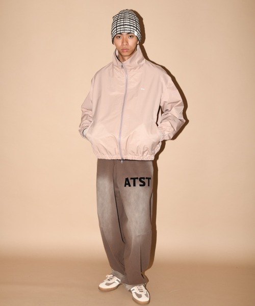 SUPERTHANKS（スーパーサンクス）の「【無地/撥水加工】コットン×ナイロン/【コットン】ヒッコリージップアップブルゾン/Zip-up Short Jacket（ブルゾン・メンズ・ブルー/ピンク/ブラック・S/M/L）」の14枚目の写真