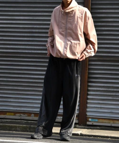 SUPERTHANKS（スーパーサンクス）の「【無地/撥水加工】コットン×ナイロン/【コットン】ヒッコリージップアップブルゾン/Zip-up Short Jacket（ブルゾン・メンズ・ブルー/ピンク/ブラック・S/M/L）」の12枚目の写真