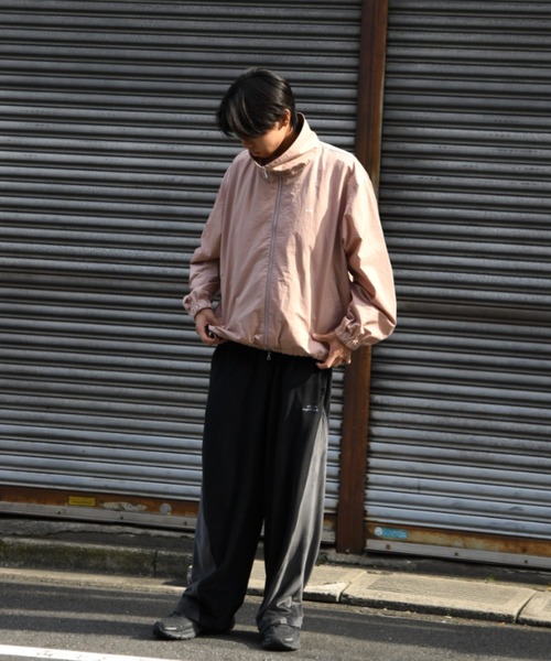 SUPERTHANKS（スーパーサンクス）の「【無地/撥水加工】コットン×ナイロン/【コットン】ヒッコリージップアップブルゾン/Zip-up Short Jacket（ブルゾン・メンズ・ブルー/ピンク/ブラック・S/M/L）」の9枚目の写真