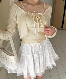 by muni:r | ラブリータンクトップ+ボレロカーディガンSET(カーディガン/ボレロ)