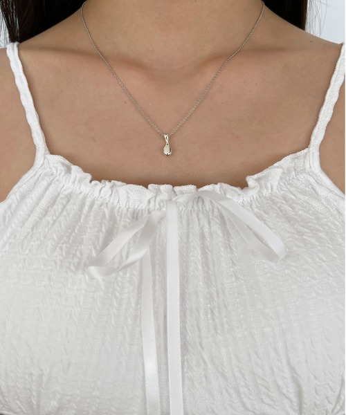 by muni:r（バイ ムニール）の「ラブリータンクトップ+ボレロカーディガンSET（カーディガン/ボレロ・レディース・ホワイト/ブルー/ライトイエロー・FREE）」の10枚目の写真