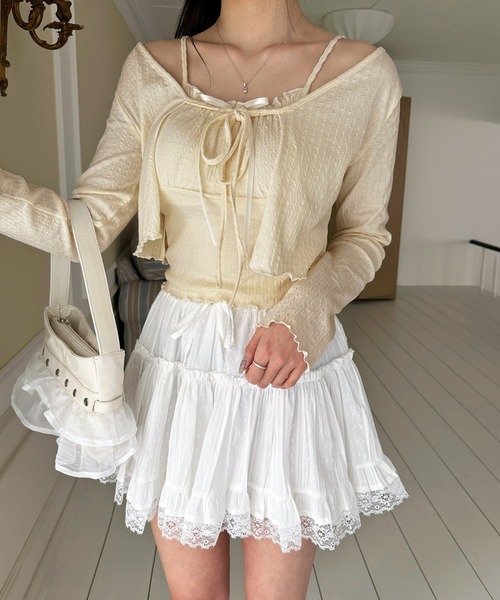 ラブリータンクトップ+ボレロカーディガンSET（カーディガン/ボレロ