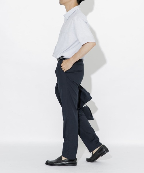URBAN RESEARCH ROSSO MEN(アーバンリサーチロッソメン)の「『防シワ』『XLサイズあり』ハイパフォーマンスリネンレギュラー半袖シャツ(シャツ/ブラウス・メンズ・ブラック/ネイビー/ベージュ/ホワイト/カーキ/ストライプ/チェック・SMALL/MEDIUM/LARGE/X-LARGE)」の22枚目の写真