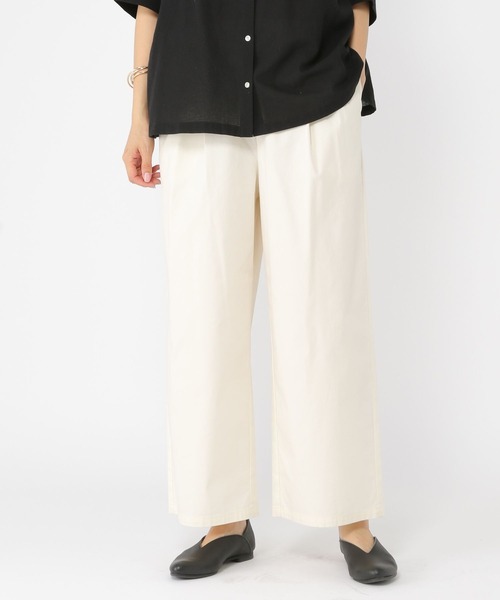 studio CLIP（スタディオクリップ）の「【イージーケア・接触冷感】軽らくストレートチノパンツ（チノパンツ・レディース・ベージュ/ネイビー/オフホワイト/カーキ・MEDIUM/PF/ﾌﾘｰ(L)/LARGE）」の18枚目の写真