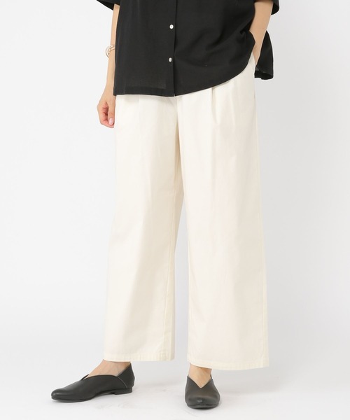 studio CLIP（スタディオクリップ）の「【イージーケア・接触冷感】軽らくストレートチノパンツ（チノパンツ・レディース・ベージュ/ネイビー/オフホワイト/カーキ・MEDIUM/PF/ﾌﾘｰ(L)/LARGE）」の16枚目の写真