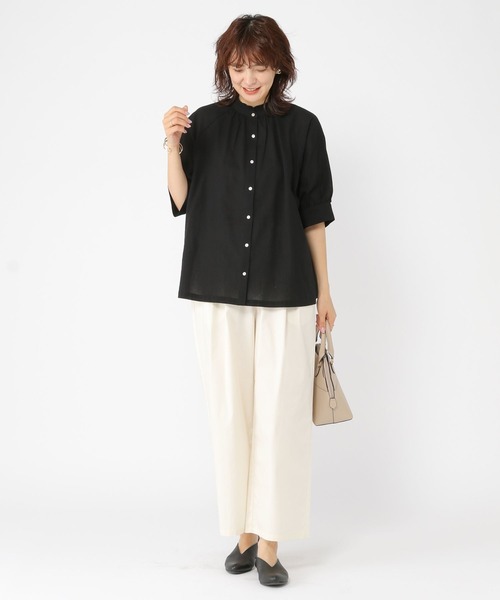 studio CLIP（スタディオクリップ）の「【イージーケア・接触冷感】軽らくストレートチノパンツ（チノパンツ・レディース・ベージュ/ネイビー/オフホワイト/カーキ・MEDIUM/PF/ﾌﾘｰ(L)/LARGE）」の13枚目の写真