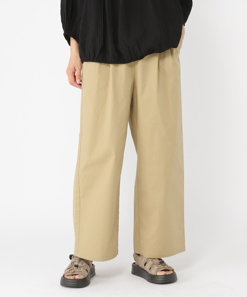 studio CLIP（スタディオクリップ）の「【イージーケア・接触冷感】軽らくストレートチノパンツ（チノパンツ・レディース・ベージュ/ネイビー/オフホワイト/カーキ・MEDIUM/PF/ﾌﾘｰ(L)/LARGE）」の10枚目の写真