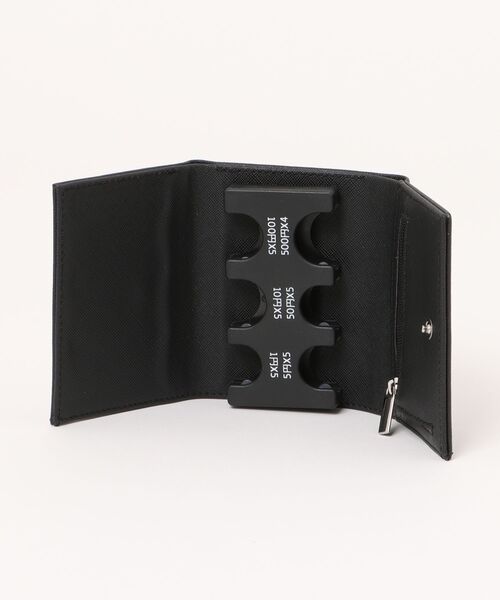 Burner（バーナー）の「【OKUOKU　0909】三つ折り 財布 コイン クリップ付き oku-wallet-728638082130-20（財布・レディース・ブルー/ピンク/ダークブラウン/ホワイト/パープル/ブラック/グレー/ブラウン/パープル系その他・FREE）」の14枚目の写真