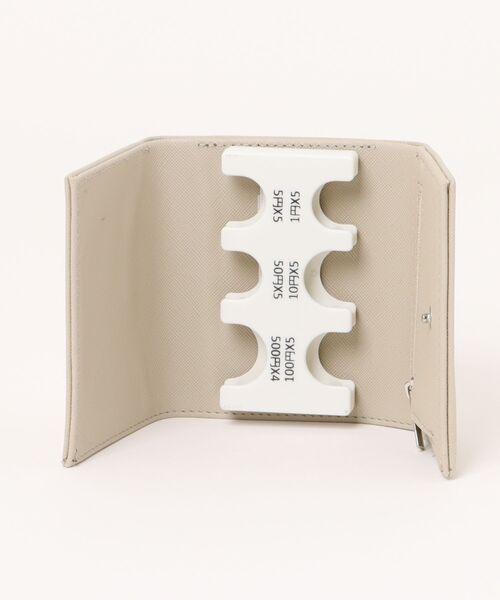 Burner（バーナー）の「【OKUOKU　0909】三つ折り 財布 コイン クリップ付き oku-wallet-728638082130-20（財布・レディース・ブルー/ピンク/ダークブラウン/ホワイト/パープル/ブラック/グレー/ブラウン/パープル系その他・FREE）」の16枚目の写真