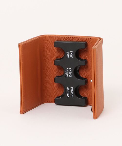 Burner（バーナー）の「【OKUOKU　0909】三つ折り 財布 コイン クリップ付き oku-wallet-728638082130-20（財布・レディース・ブルー/ピンク/ダークブラウン/ホワイト/パープル/ブラック/グレー/ブラウン/パープル系その他・FREE）」の18枚目の写真