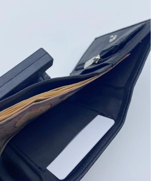 Burner（バーナー）の「【OKUOKU　0909】三つ折り 財布 コイン クリップ付き oku-wallet-728638082130-20（財布・レディース・ブルー/ピンク/ダークブラウン/ホワイト/パープル/ブラック/グレー/ブラウン/パープル系その他・FREE）」の10枚目の写真