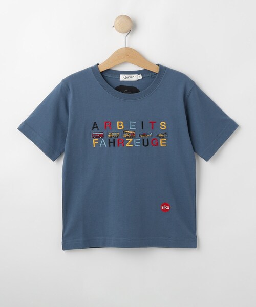 Dessin（デッサン）の「siku(ジク) コラボ 刺繍Tシャツ（Tシャツ/カットソー・キッズ・ブルー系その他/ダークグリーン/ホワイト・13/12/11/10）」の3枚目の写真