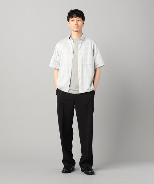 COMME CA MEN(コムサメン)の「〔IL PRINCIPE〕和歌山編み ジャージー ボタンダウンカラーシャツ(シャツ/ブラウス・メンズ・ブラック/ライトグレー/ホワイト・M/L)」の7枚目の写真