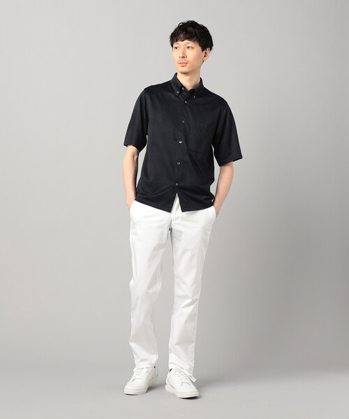 COMME CA MEN(コムサメン)の「〔IL PRINCIPE〕和歌山編み ジャージー ボタンダウンカラーシャツ(シャツ/ブラウス・メンズ・ブラック/ライトグレー/ホワイト・M/L)」の13枚目の写真