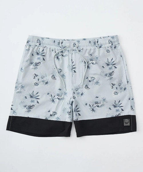 RVCA(ルーカ)の「RVCA メンズ 【UTILITY】 BLOCK SHORTS ショートパンツ 【2025年夏モデル】/ルーカウエストゴム撥水速乾塩素対応UVケア総柄サーフトランクス・ボードショーツ・バギーショーツ(水着)(その他パンツ・メンズ・ブラック/グレー系その他/キャメル/ブルー系その他・MEDIUM/SMALL/X-LARGE/LARGE)」の1枚目の写真