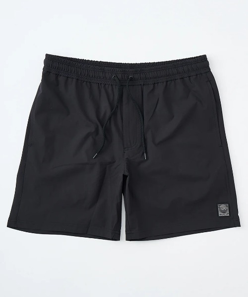 RVCA(ルーカ)の「RVCA メンズ 【UTILITY】 BLOCK SHORTS ショートパンツ 【2025年夏モデル】/ルーカウエストゴム撥水速乾塩素対応UVケア総柄サーフトランクス・ボードショーツ・バギーショーツ(水着)(その他パンツ・メンズ・ブラック/グレー系その他/キャメル/ブルー系その他・MEDIUM/SMALL/X-LARGE/LARGE)」の2枚目の写真