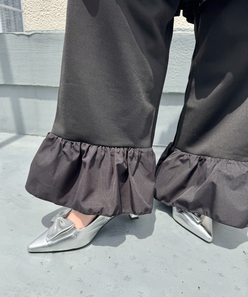 writtenafterwords フリルイージーパンツ セール】フリルイージーパンツ（その他パンツ）｜SOLLON