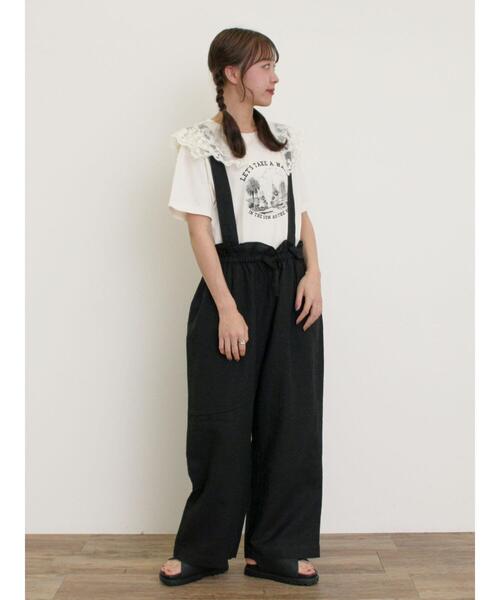 Samansa Mos2（サマンサ モスモス）の「バックルベルトサンダル（サンダル・レディース・オフホワイト/ブラック・L/S/XL/M）」の6枚目の写真