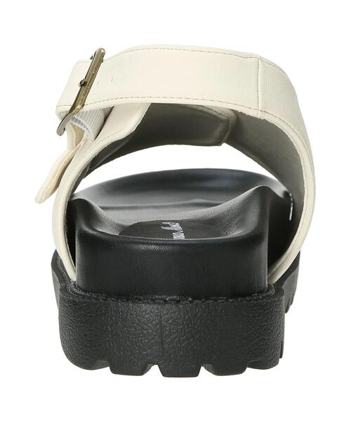 Samansa Mos2（サマンサ モスモス）の「バックルベルトサンダル（サンダル・レディース・オフホワイト/ブラック・L/S/XL/M）」の9枚目の写真
