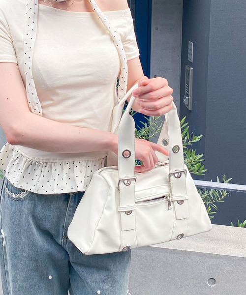 台形合皮BAG（トートバッグ）｜frunco（フランコ）の