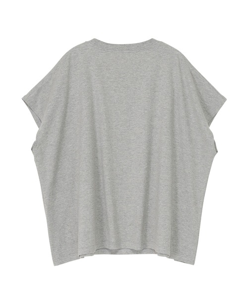 ズッカ コットン ドット Tシャツ グレー S)ドットプリントT（Tシャツ/カットソー）｜ZUCCa（ズッカ）の