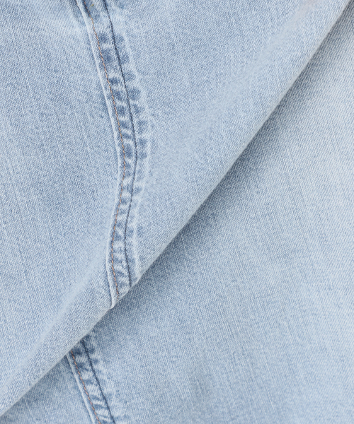 Spick & Span(スピックアンドスパン)の「《WEB限定追加》upper hights/アッパーハイツ 別注LAZY SKIRT(デニムスカート・レディース・ブルー/ホワイト・25/24)」の3枚目の写真