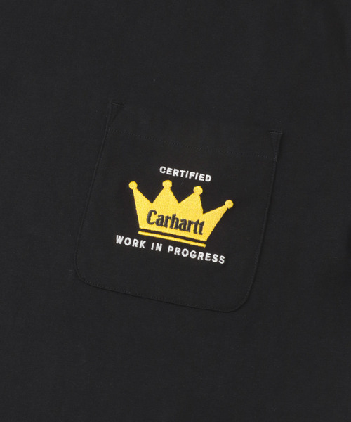 ★ドイツ発*carhartt WIP*新作*Crown ポケットTシャツ/SN★ ☆ドイツ発*carhartt WIP*新作*Crown ポケットTシャツ/SN