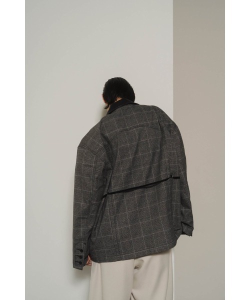 Knuth Marf(クヌースマーフ)の「custom leather military jacket(unisex)(その他アウター・レディース・ネイビー/その他・FREE)」の4枚目の写真