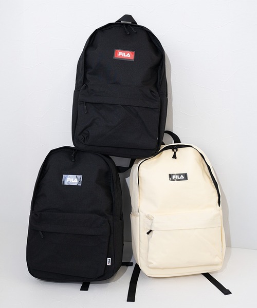 FILA（フィラ）の「【FILA】スタンダードデイパック（バックパック/リュック・レディース・ブラック系その他/アイボリー/ブラック・FREE）」の8枚目の写真