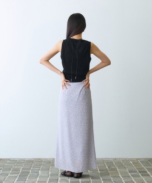 CODE A(コードエー)の「design knit tank(ニット/セーター・レディース・ブラック/ライトブルー/ライトグレー・00)」の6枚目の写真
