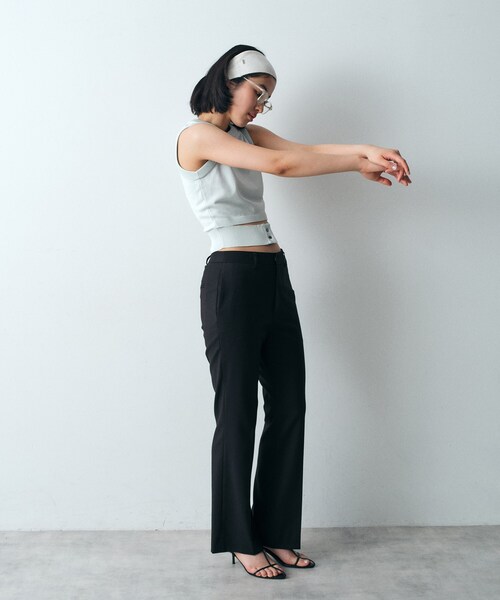 CODE A(コードエー)の「design knit tank(ニット/セーター・レディース・ブラック/ライトブルー/ライトグレー・00)」の13枚目の写真