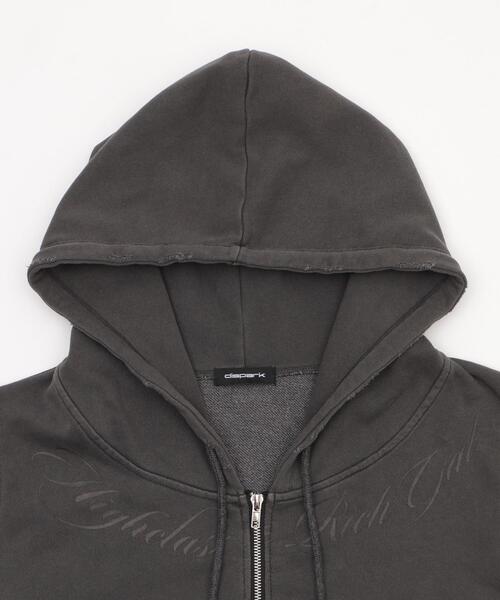 dispark（ディスパーク）の「DISPARK/グラフィックWジップパーカー（パーカー・レディース・スミクロ・FREE）」の3枚目の写真