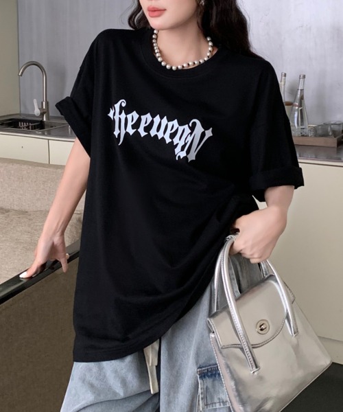 セール】バックロゴオーバーサイズTシャツ（Tシャツ/カットソー