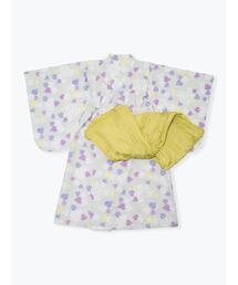 Samansa Mos2 Lagom（サマンサモスモスラーゴム）の「あじさい柄浴衣（浴衣・キッズ）」