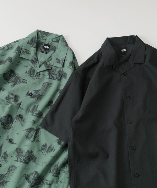 THE NORTH FACE（ザノースフェイス）の「THE NORTH FACE / ザ ノースフェイス アロハ ベント シャツ（シャツ/ブラウス・メンズ・チャコールグレー/ブラック・MEDIUM/LARGE）」の3枚目の写真