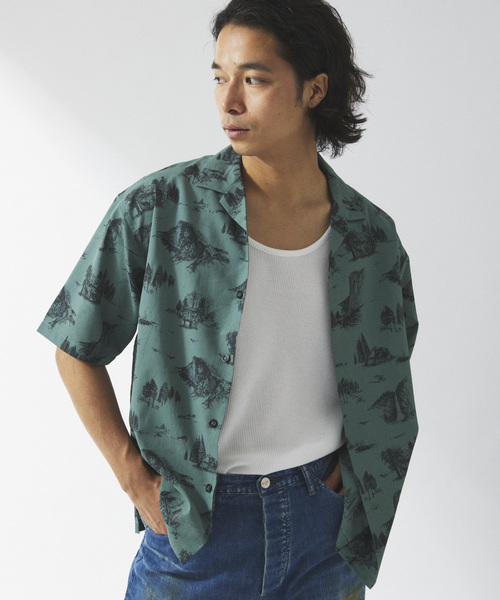 THE NORTH FACE（ザノースフェイス）の「THE NORTH FACE / ザ ノースフェイス アロハ ベント シャツ（シャツ/ブラウス・メンズ・チャコールグレー/ブラック・MEDIUM/LARGE）」の8枚目の写真