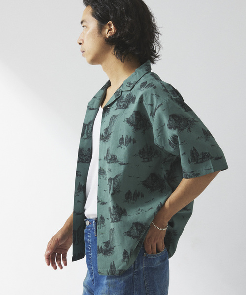 THE NORTH FACE（ザノースフェイス）の「THE NORTH FACE / ザ ノースフェイス アロハ ベント シャツ（シャツ/ブラウス・メンズ・チャコールグレー/ブラック・MEDIUM/LARGE）」の9枚目の写真