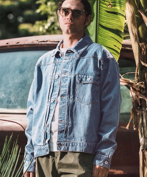 WONDER WALL MOTEL(ワンダーウォールモーテル)の「mj10798- DENIM JACKET(Gジャン) デニムジャケット(デニムジャケット・メンズ・ライトインディゴブルー/インディゴブルー・S/M/L/XL)」の15枚目の写真