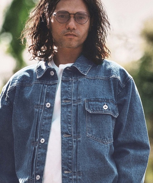 WONDER WALL MOTEL(ワンダーウォールモーテル)の「mj10798- DENIM JACKET(Gジャン) デニムジャケット(デニムジャケット・メンズ・ライトインディゴブルー/インディゴブルー・S/M/L/XL)」の11枚目の写真