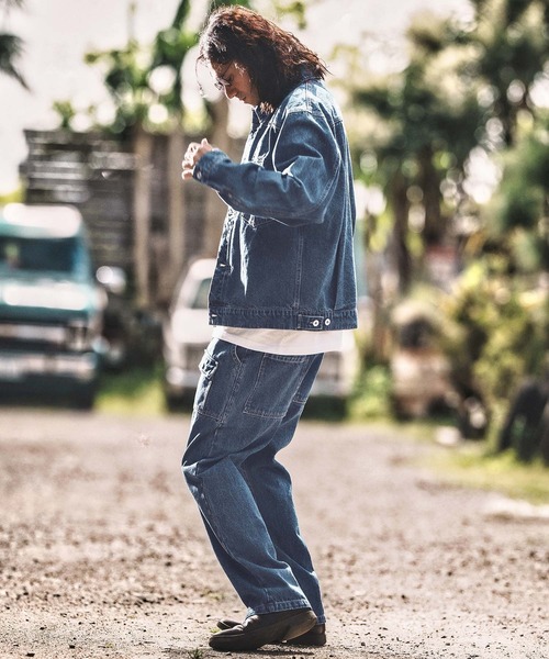 WONDER WALL MOTEL(ワンダーウォールモーテル)の「mj10798- DENIM JACKET(Gジャン) デニムジャケット(デニムジャケット・メンズ・ライトインディゴブルー/インディゴブルー・S/M/L/XL)」の4枚目の写真