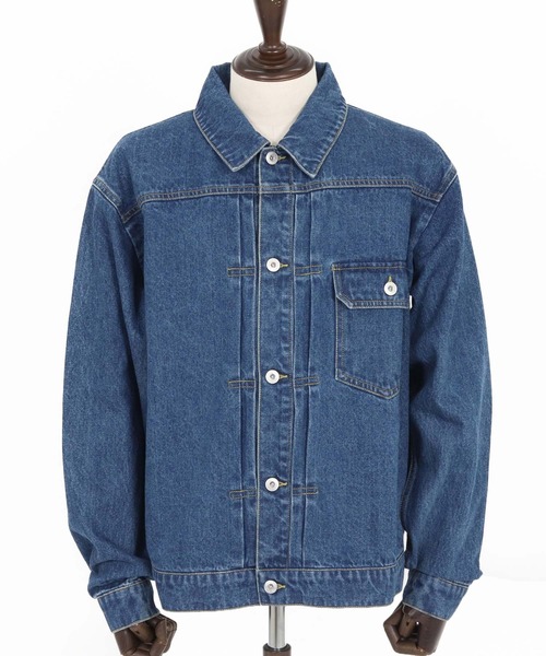 WONDER WALL MOTEL(ワンダーウォールモーテル)の「mj10798- DENIM JACKET(Gジャン) デニムジャケット(デニムジャケット・メンズ・ライトインディゴブルー/インディゴブルー・S/M/L/XL)」の8枚目の写真