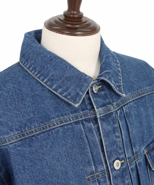 WONDER WALL MOTEL(ワンダーウォールモーテル)の「mj10798- DENIM JACKET(Gジャン) デニムジャケット(デニムジャケット・メンズ・ライトインディゴブルー/インディゴブルー・S/M/L/XL)」の18枚目の写真